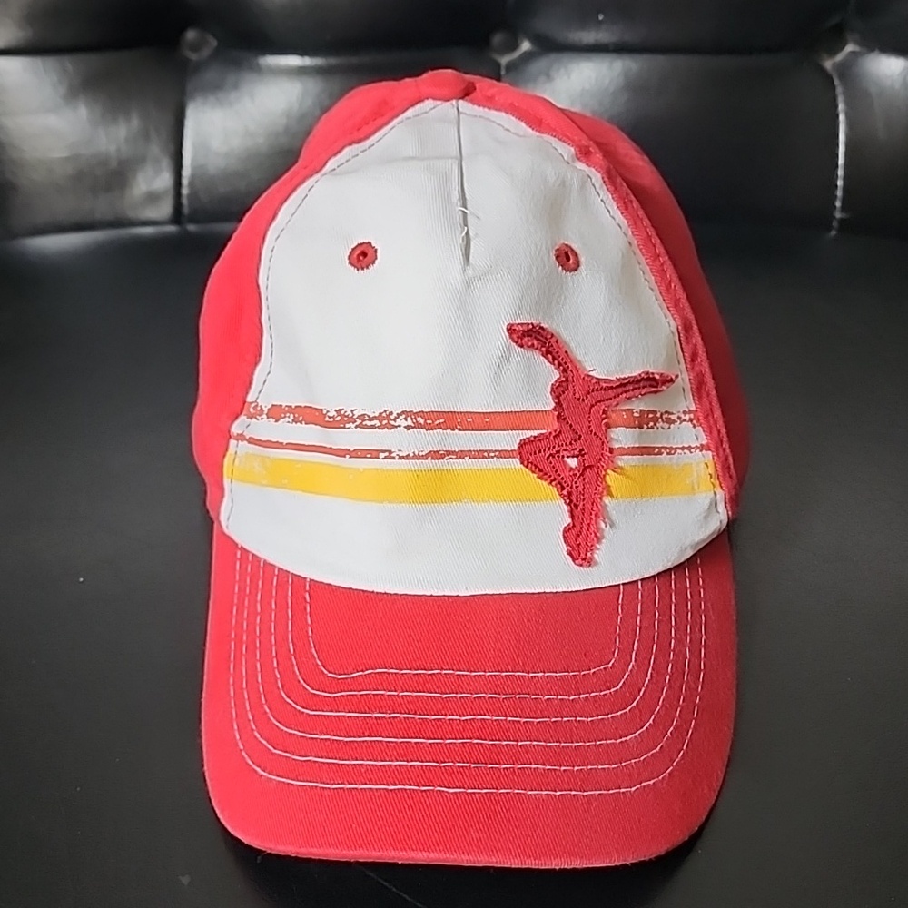 Vintage DMB Firedancer Dave Matthews Band Baseball Hat Red White Cap